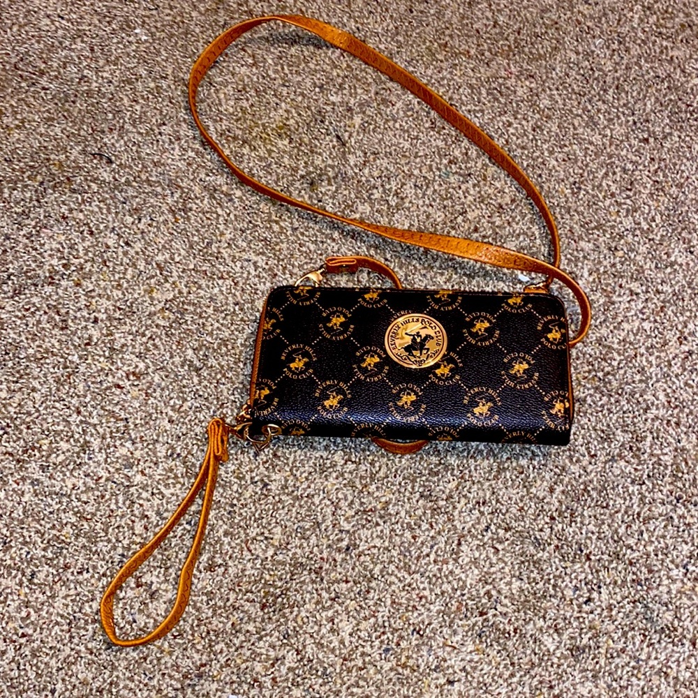 Very cute brown Beverly Hills polo club purse